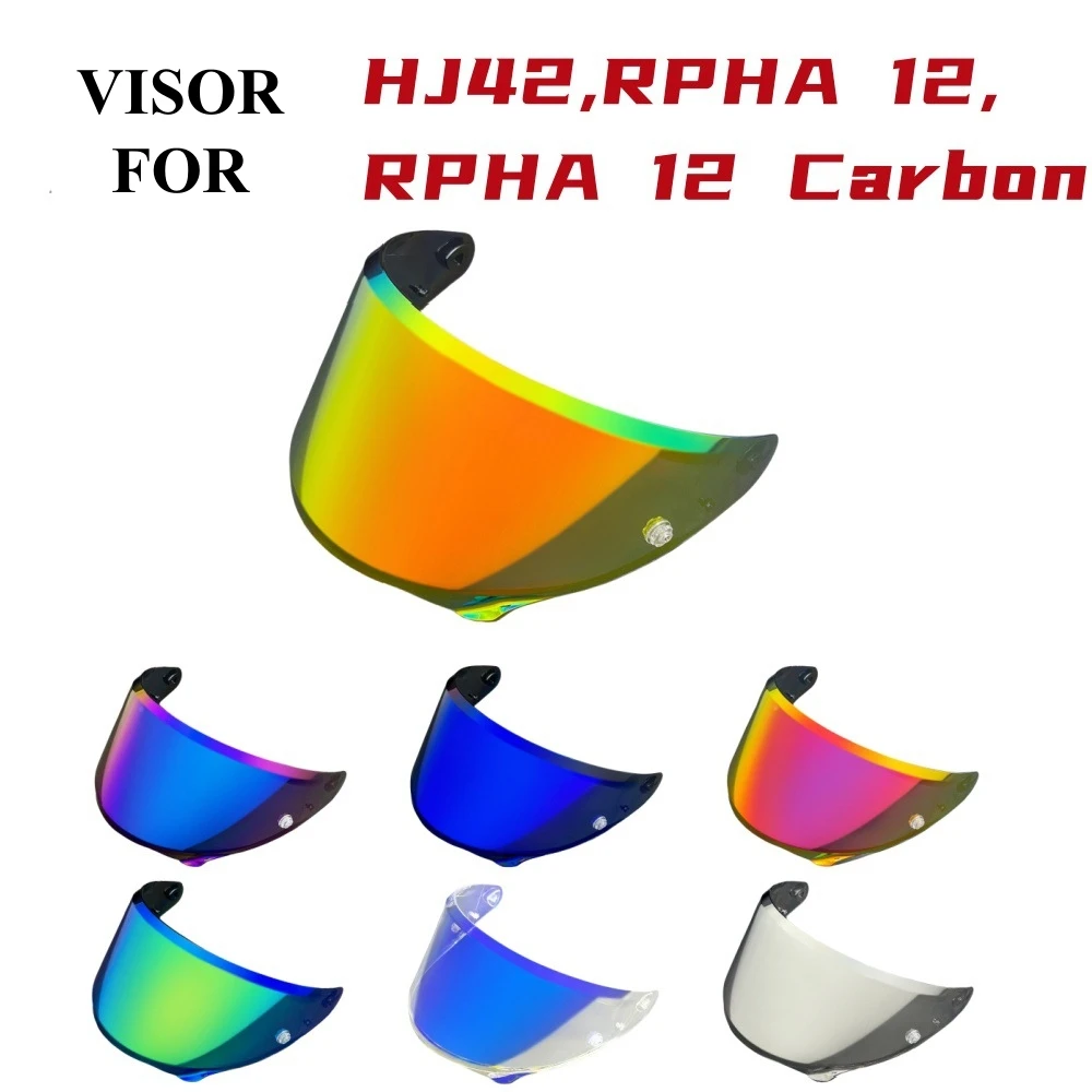 

HJ42 Motorcycle Helmet Visor For HJC HJ-42 RPHA 12 Carbon RPHA 12 Replace Anti-UV Anti-Scratch Dustproof Windshield Visors Lens