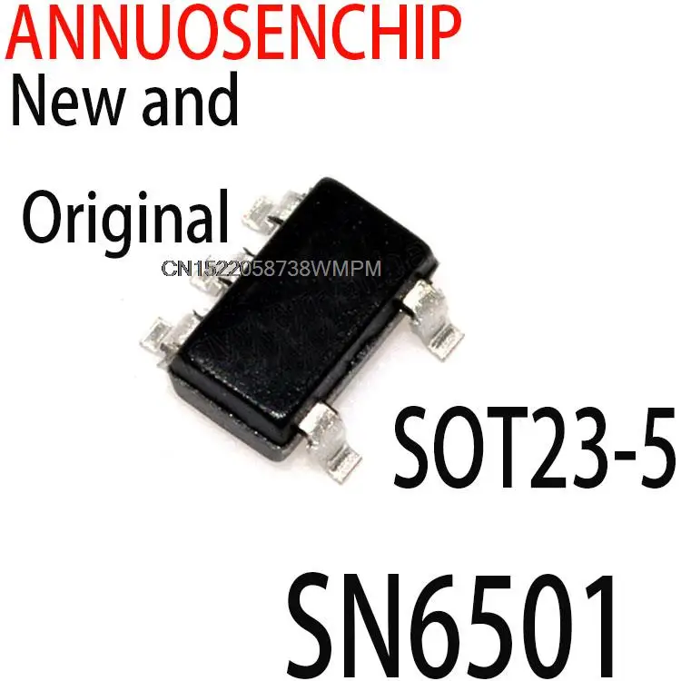 100PCS New and Original SN6501DBVR  SN6501DBV SOT-23-5 SN6501