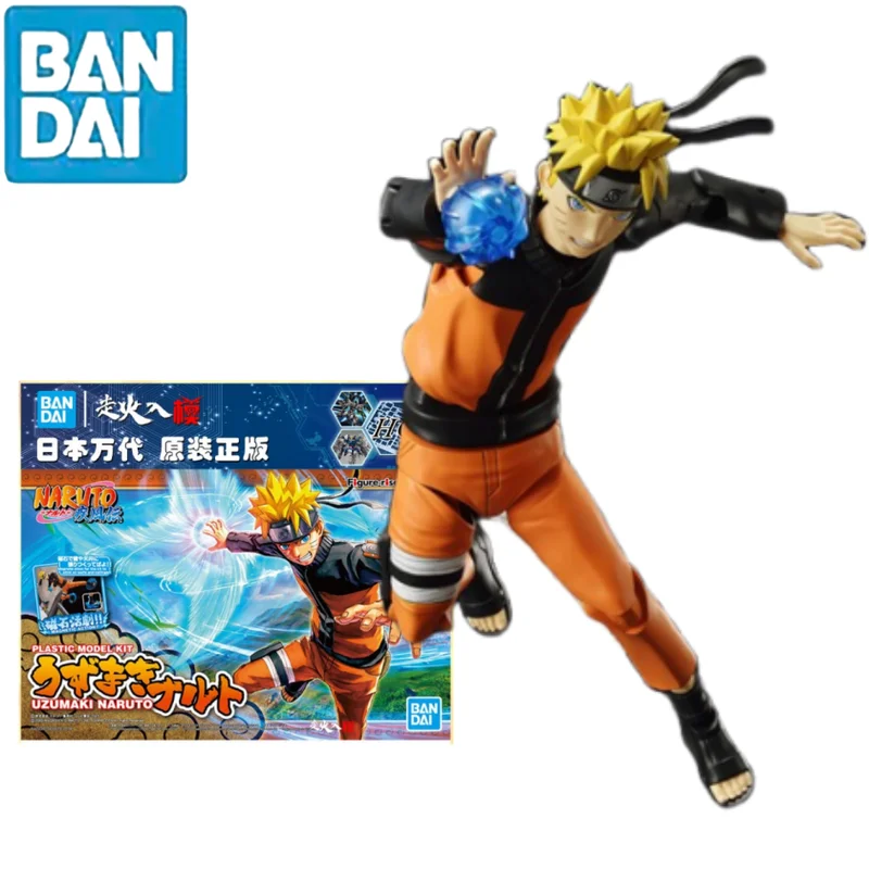 

Фигурка Наруто Узумаки Bandai, оригинальная подвижная Аниме Фигурка со стандартным подъемом и шарнирами, модель, подарок