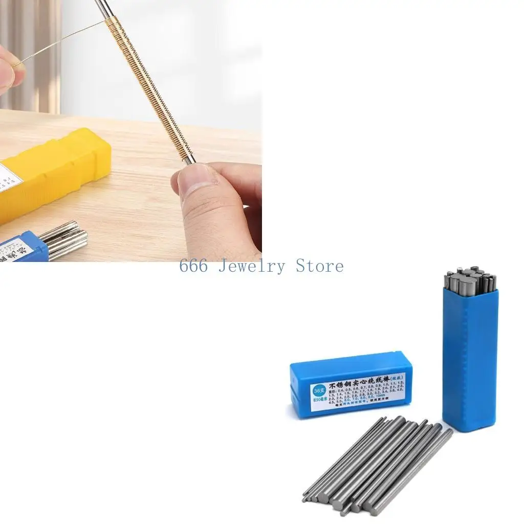 F2TD Pack of 36 Multifuntional Stainless Wire Shaping Wire Organizing