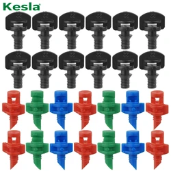 KESLA 100 pz 90-360 ° maschio rifrazione spinato Micro ugelli giardino serra irrigazione a goccia irrigatore spruzzatore atomizzato irrigazione