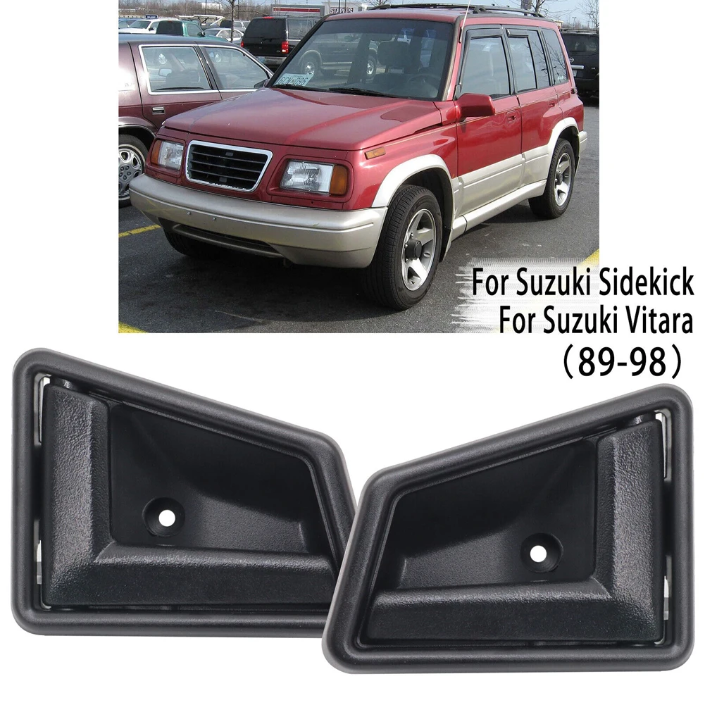 Interior do carro maçaneta esquerda e direita, substituição do punho interior para Suzuki Vitara 1988-1999, rastreador de Sidekick GEO 1991-1998