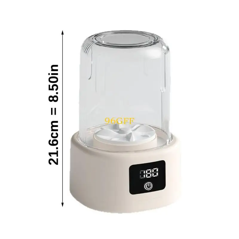 96GF Cordless Laundry Washer with 4000mAh Battery Washing Machine Efficient Gentle Cleaning for Delicates and Small Fabrics