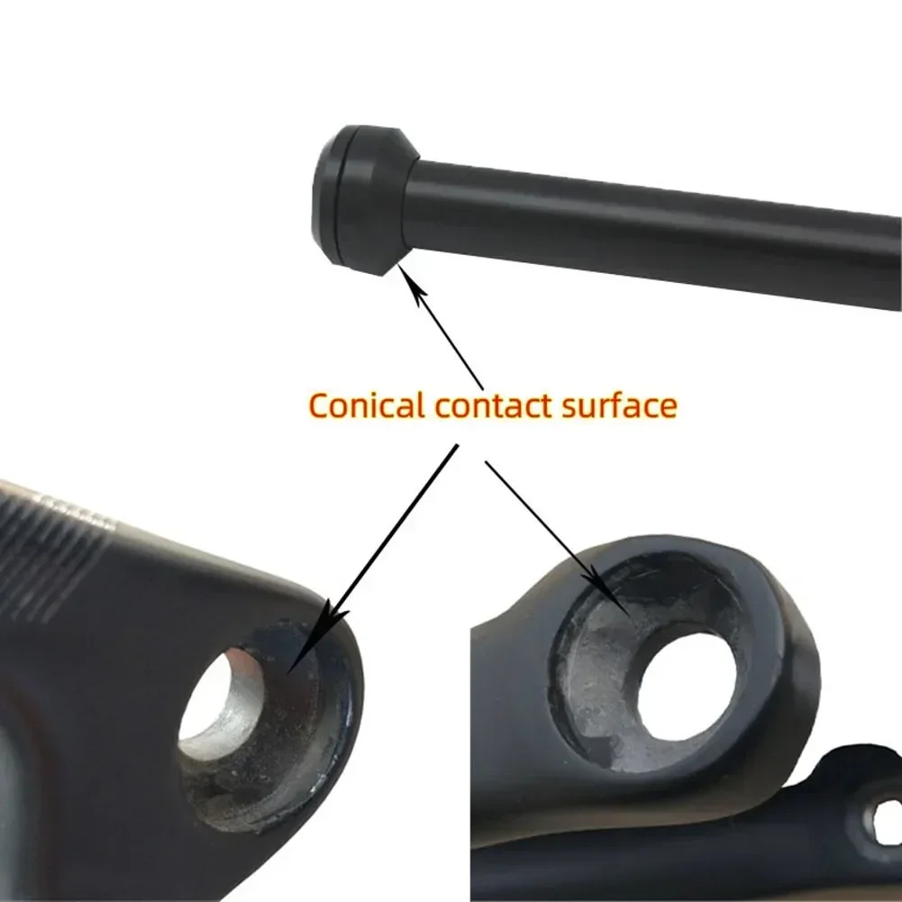 1szt Rower Przepona Oś Dźwignia 100/142/148x12mm Do Boost BMC Cube S-Works Przedni widelec ze stopu aluminium Wał łyżki — zdjęcie 5