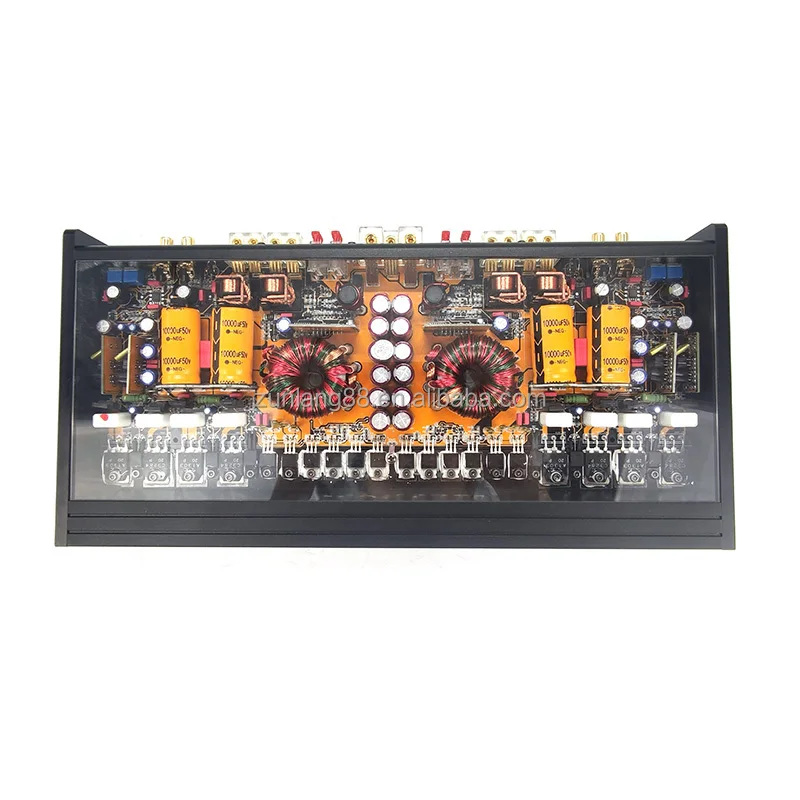 Factory Wholesale Amp 4 Channel AB Car Subwoofer Amplifier Car Speakers Amplifier RMS 160W 4 Ohm 320W 2 Ohms Aluminum OEM
