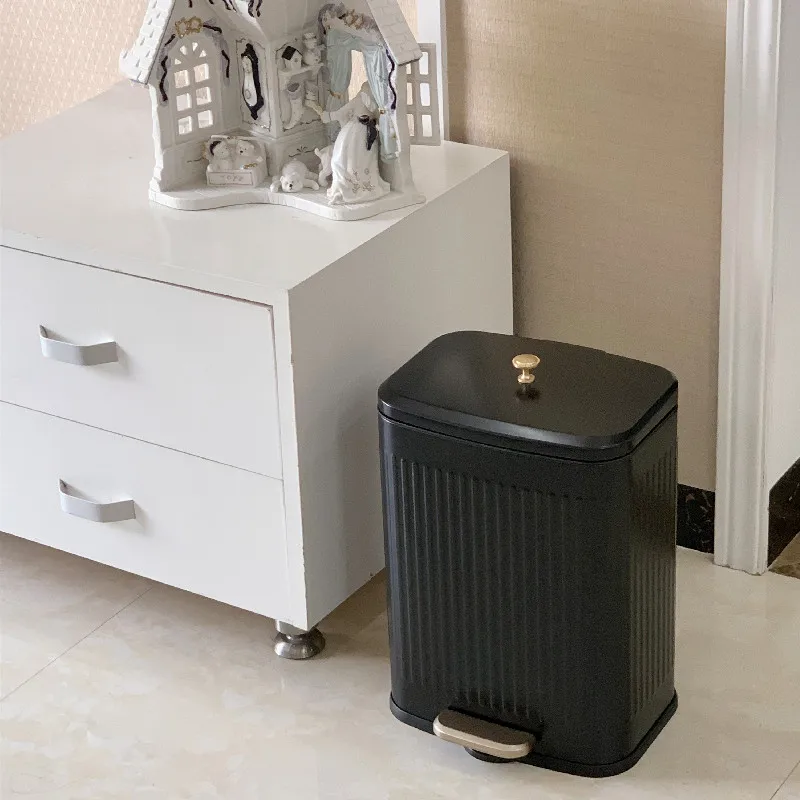 Garbage Touch Bathroom Kitchen Trash Can Toilet Trash Can Recycling Bin Waste Disposer Cubo De Basura Goods for Home YX50WB