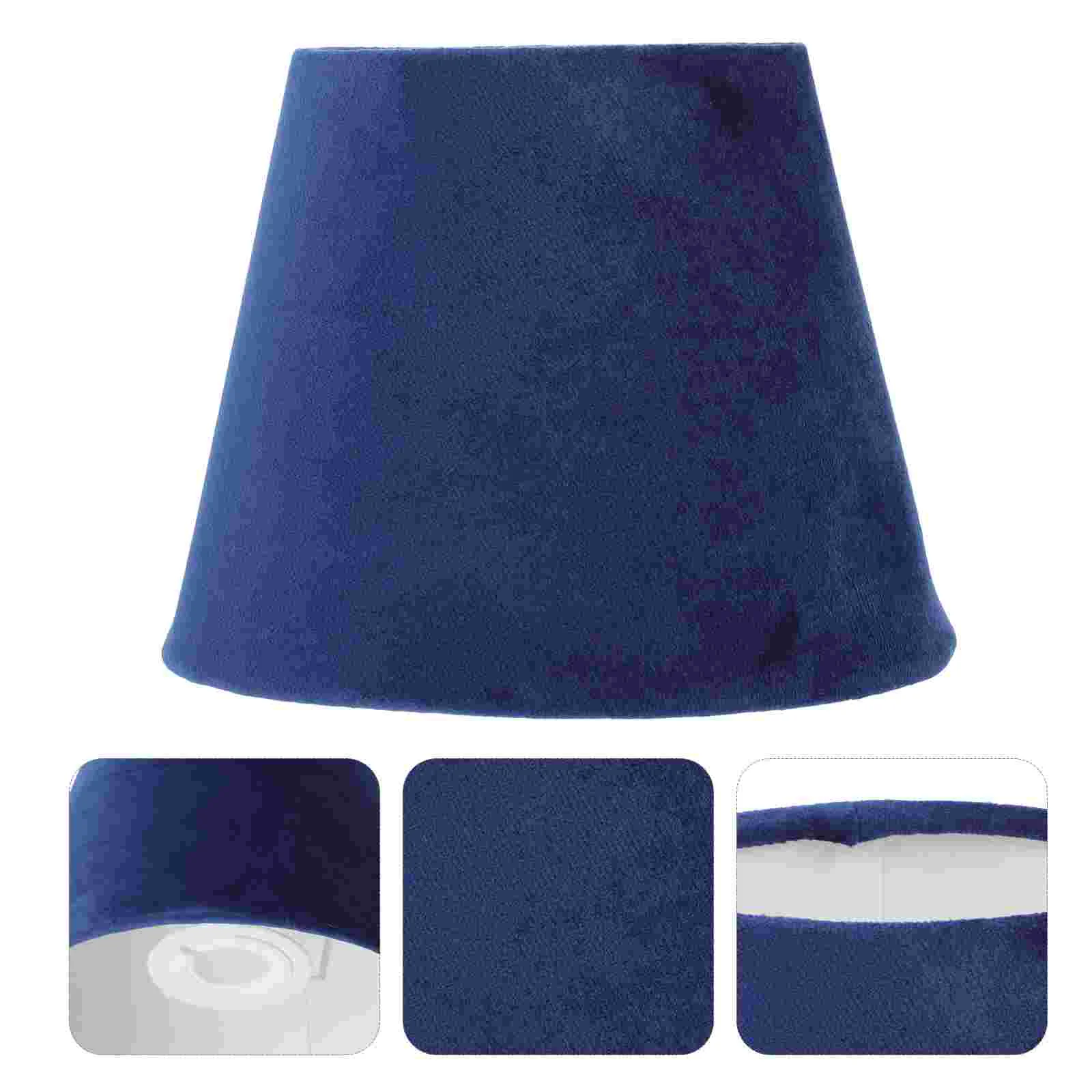 

Velvet Lampshade Covers Light Bulbs Office Desk Decorative Home Table Wall