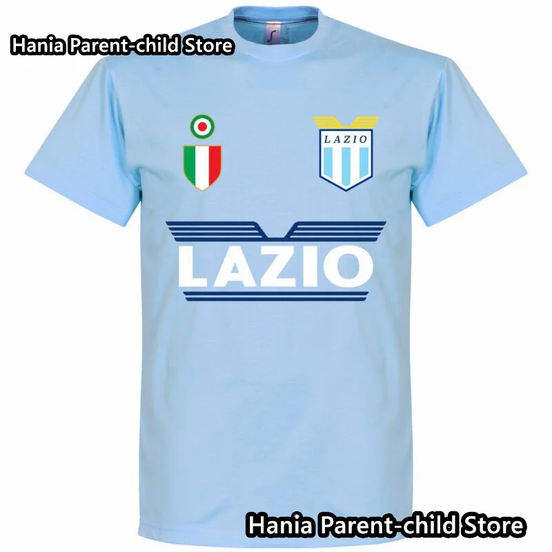 New Arrival Summer Men Kid Italy Rome Jersey Fan commemorative T-shirt Men Short Sleeve Top Sport Football Soccer T -SHIRT