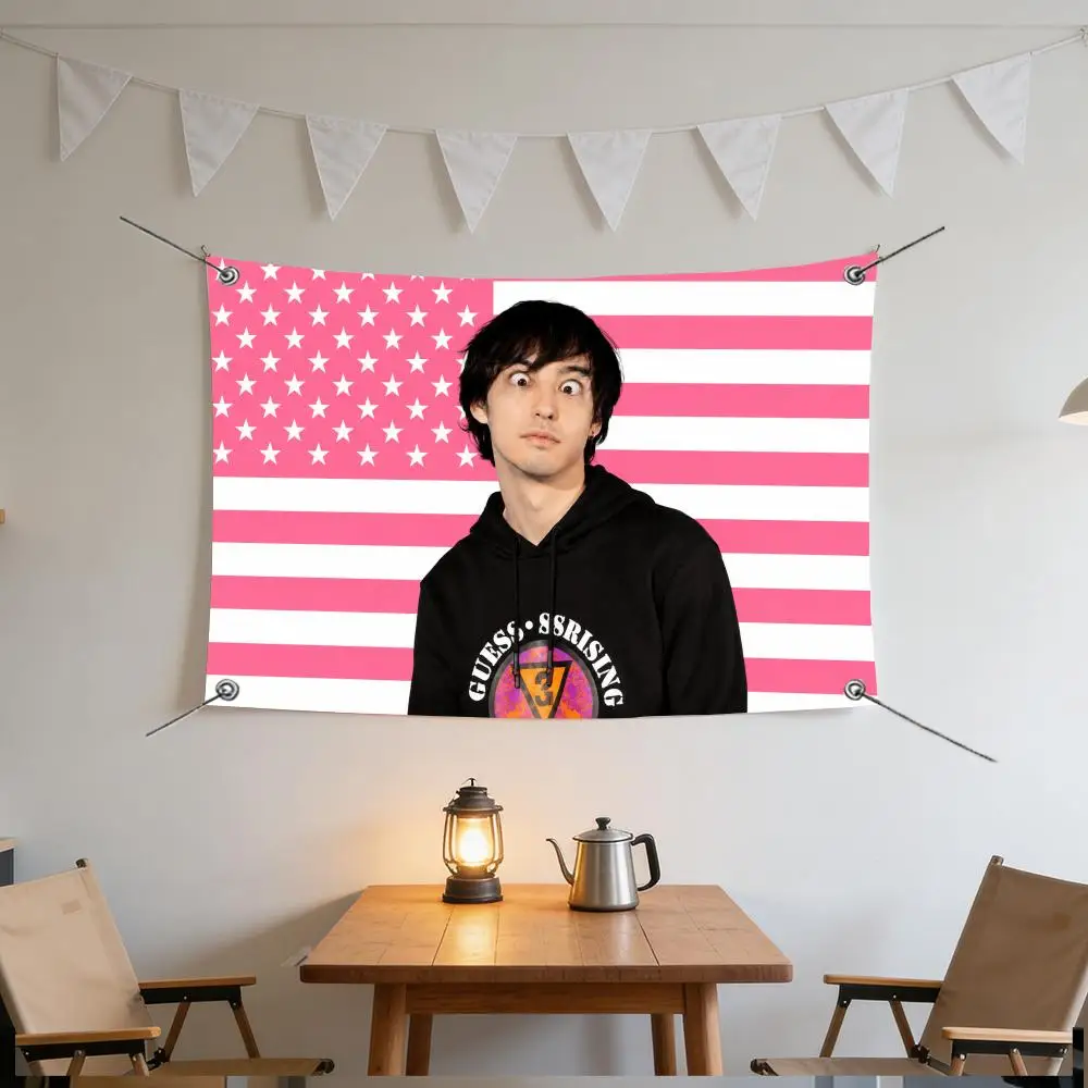 Singer Alt R&B Popular J-Joji Music Flags Specialized for indoor and outdoor home decorations, outdoor camping, and bar parties