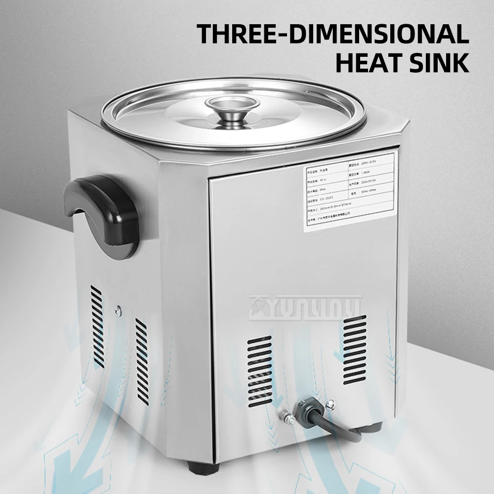 2L Hot Oil Fritteuse Spiegelei Maschine mit Temperaturregelung