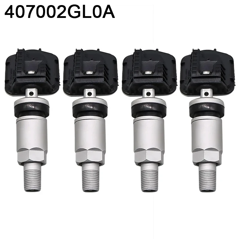 

1/4 шт. TPMS датчик давления в автомобильных шинах 407002GL0A 433 МГц для Venucia D60 T60 EV T70