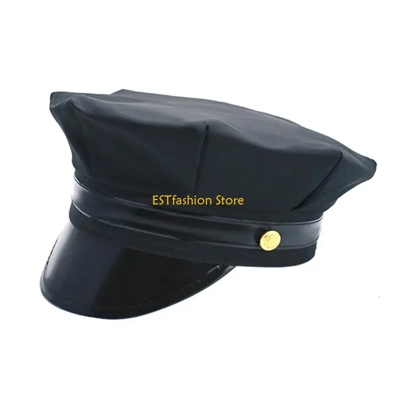 

Y5GC Premium Polyester Flat Top Hat With Breathable Design Costume Parties Essential For Adults Cosplay And Themed Parties