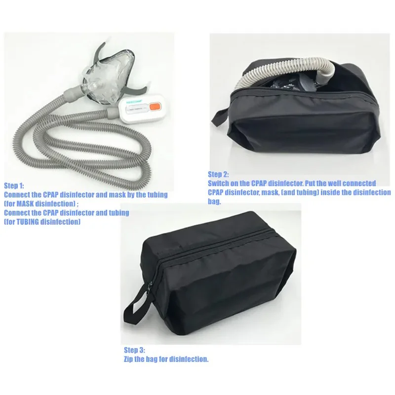 CPAP Disinfection Bag mask TubING Bag Travel Fisinfection Storage Portable CPAP Accessories