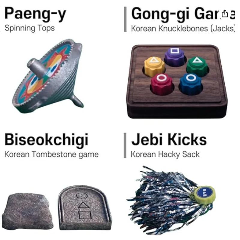 Gonggi Gioco cinematografico coreano Gioco di strategia di sopravvivenza emozionante Tradizionale coreano Gonggi Nori Konggi Gioco di pietra Giocattoli educativi