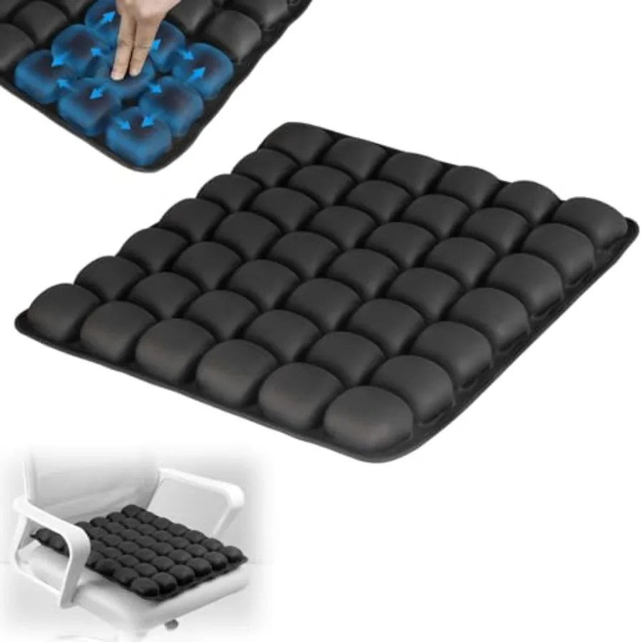 

Sondour Travel Seat Cushion Airplane Cushion Long Flight Airplane Gadgets Inflatable Seat Cushions Portable Airline Cushion Wit