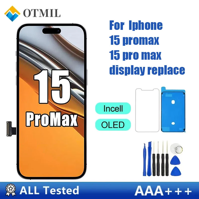 oled-display-for-iphone-15-pro-max-replacement-lcd-screen-67-inch-digitizer-assembly-touch-screen-display-with-repair-tool