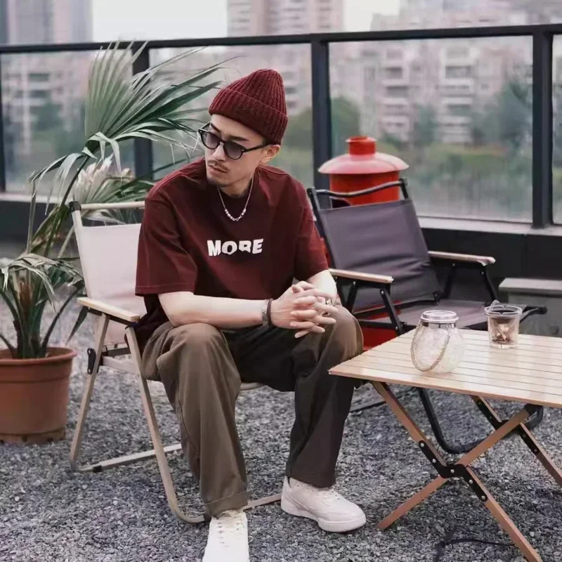 VISVIM WMV 20AW KNIT CAP N.D. Bloodworm-dyed knitted wool cold cap