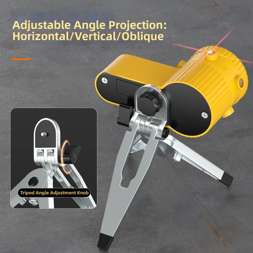 Rotatable Optical-Laser Level 4 In 1 With Tripod Measuring Tool Household Ruler Multifunction Measuring-Laser Ruler
