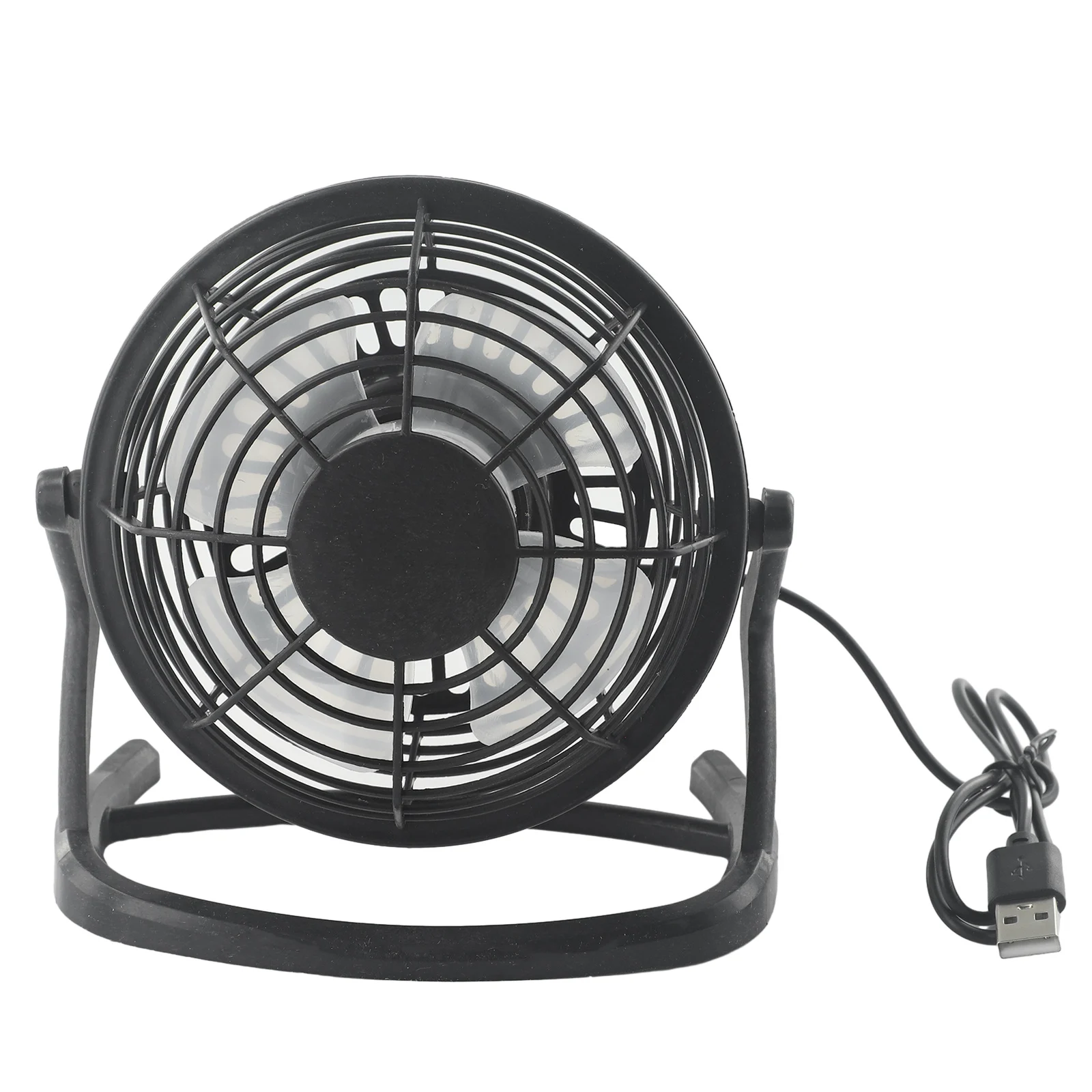 Portable Fans USB Fan 15*9*14.5cm ABS Electronic Components Blue Black With Stand For Student Home UseUltra Quiet