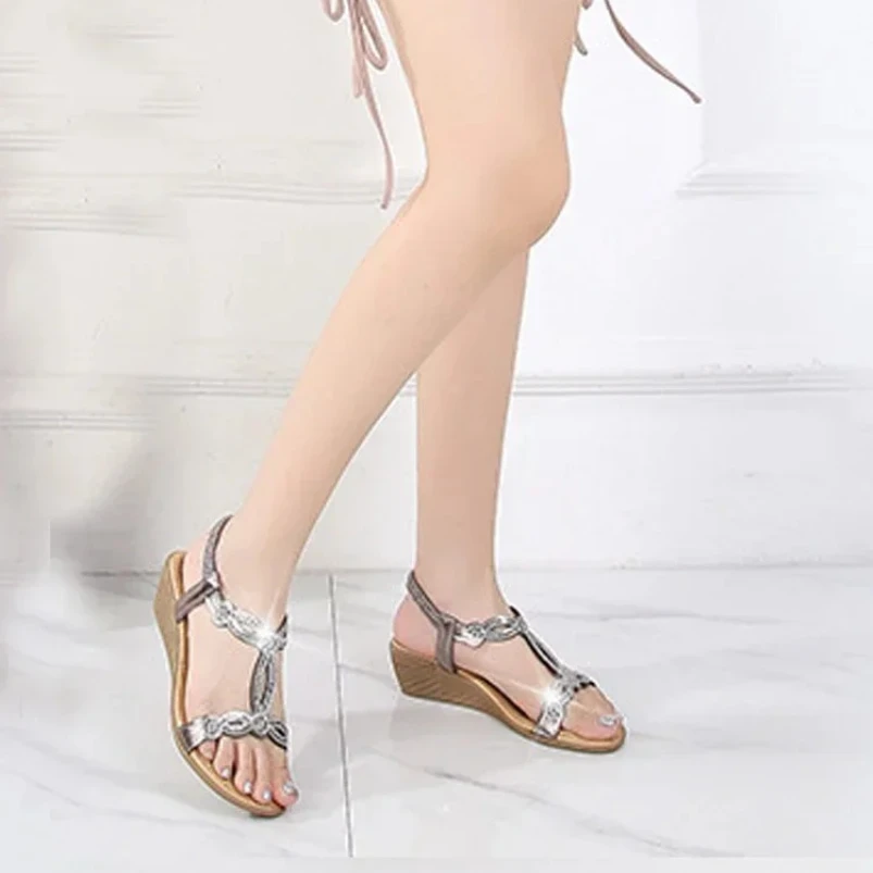 

Лидер продаж 2025, женская обувь с ремешком на щиколотке, женские сандалии, летние модельные сандалии на резинке, женские повседневные сандалии