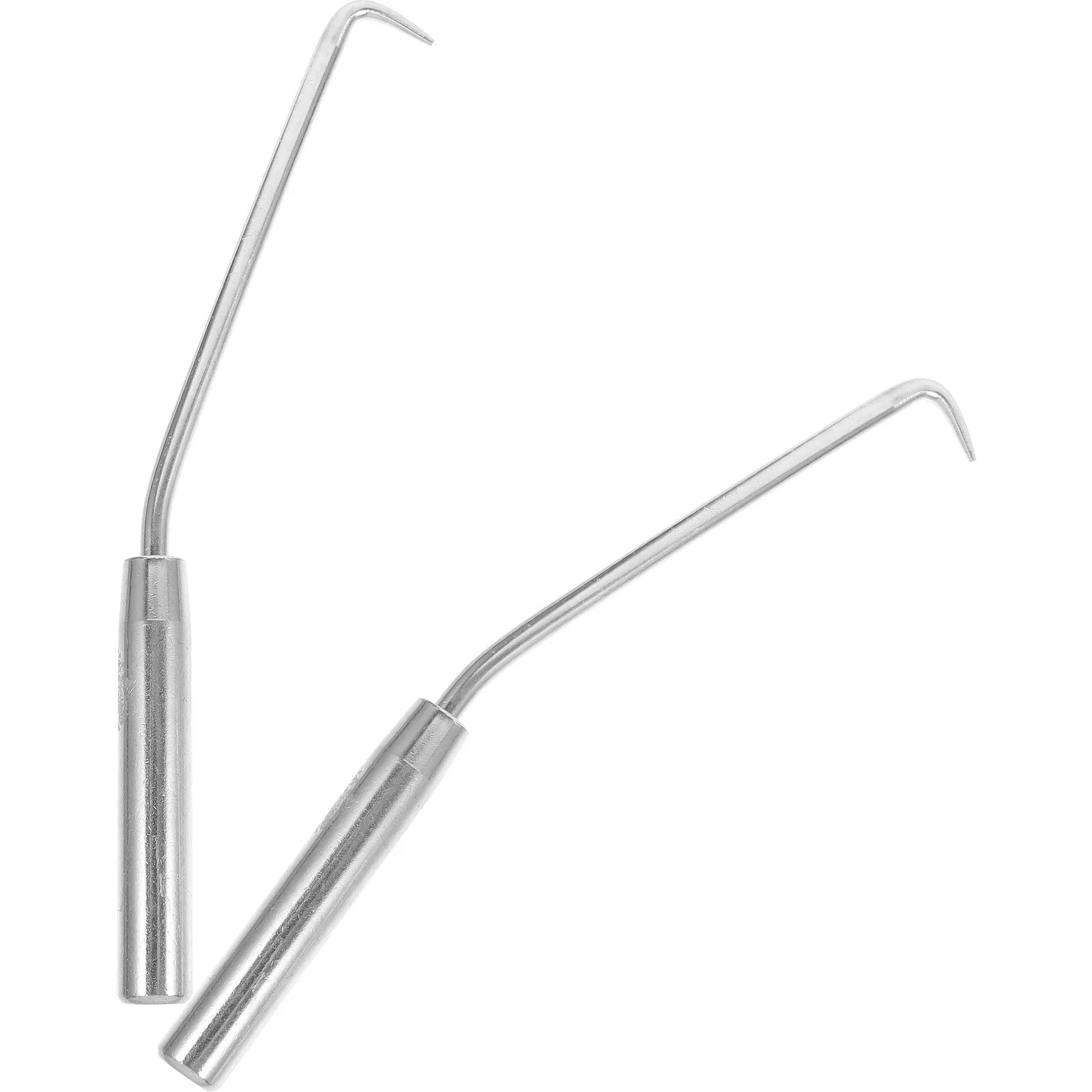 2Pcs Portable Plant Climbing Tie Hook Heavy Duty Steel Fence Tying Tool for Gardens Greenhouses Efficient Time Saving