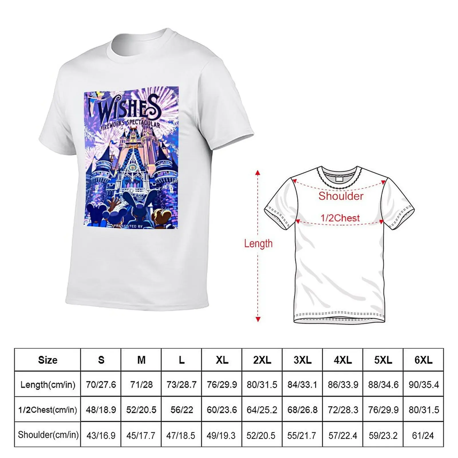 Wishes! Nighttime Spectacular Poster T-Shirt cute clothes sublime t shirt men