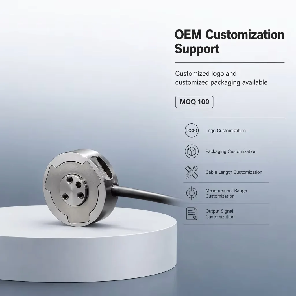 6-Axis Force Torque Sensor Six Axis Load Cell Multi Axis Force Sensor SOP For Robot Robotic Arm Industrial Automation