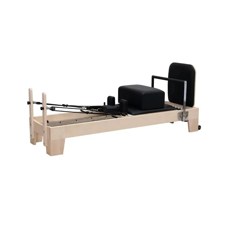MIYAUP Secure Fitness Equipment Pilates Reformer Household Sliding Solid Training Pilates Core Bed view 5