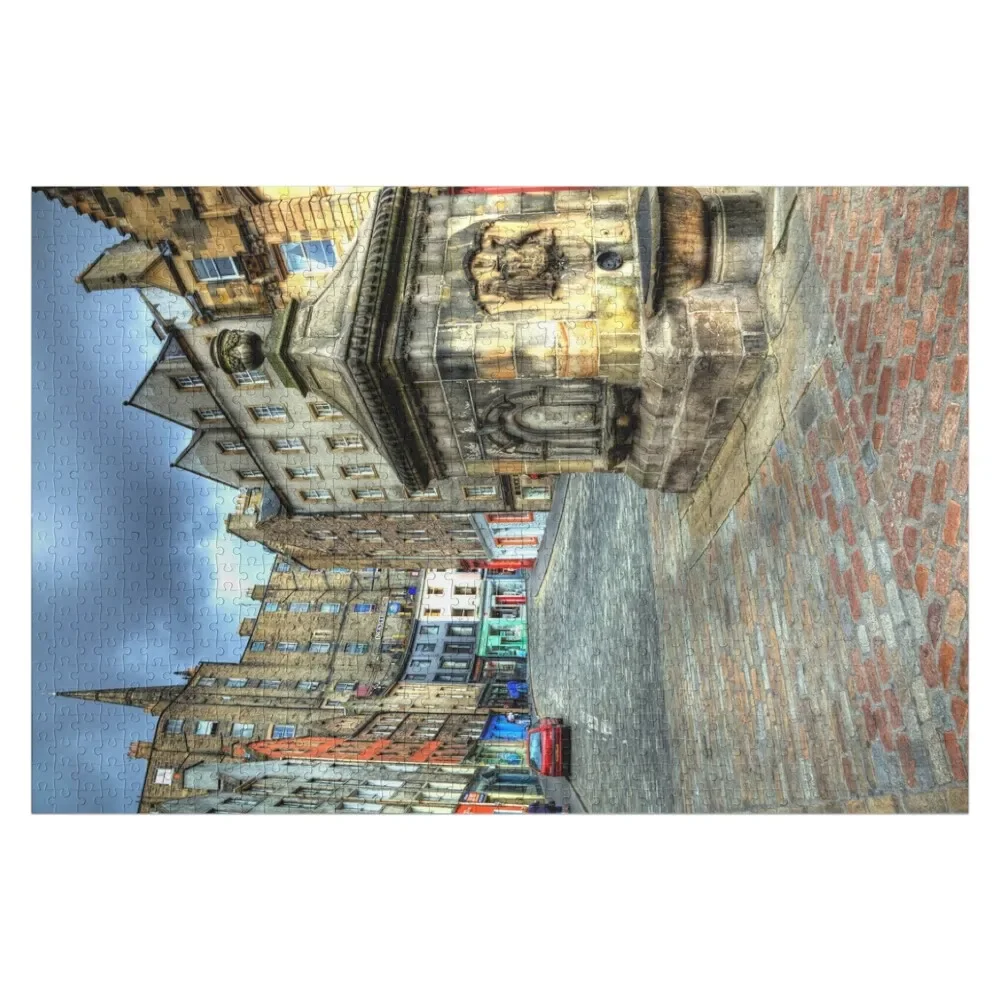 

Grassmarket - Edinburgh Jigsaw Puzzle Custom Gift Customized Kids Gift Wooden Animal Anime Puzzle