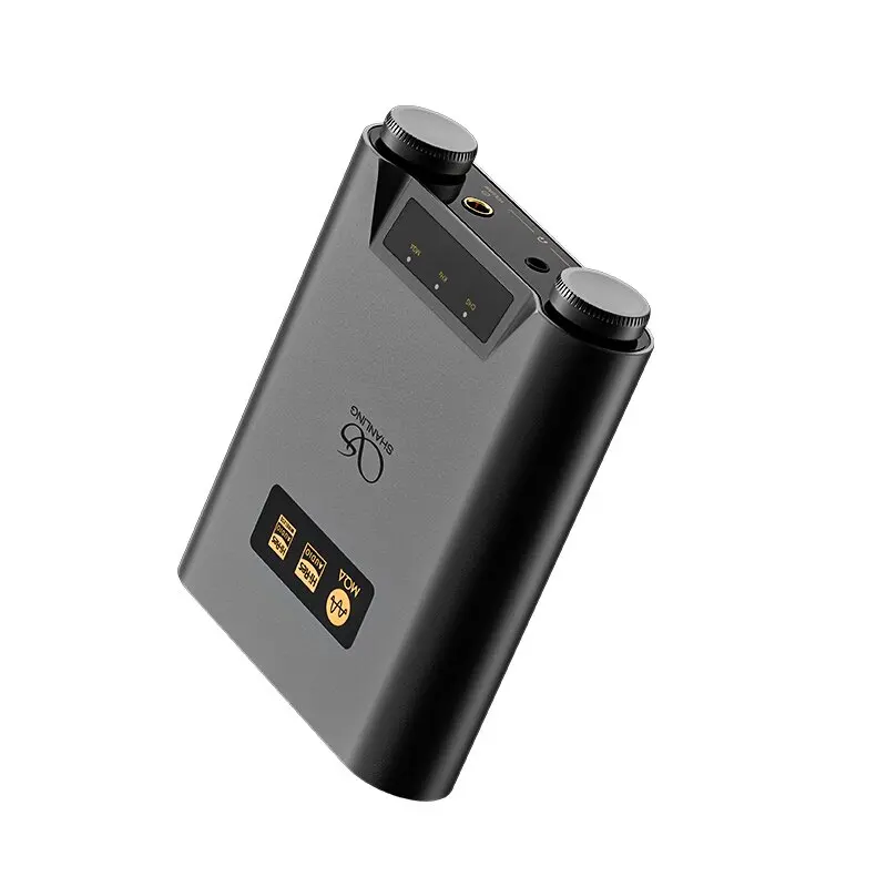 شانلينغ H5 فك مضخم ضوت سماعات الأذن المحمولة USB DAC أمبير بلوتوث 5.0 سماعة مكبر كهربائي مرحبا الدقة الصوت المزدوج AK4493SEQ