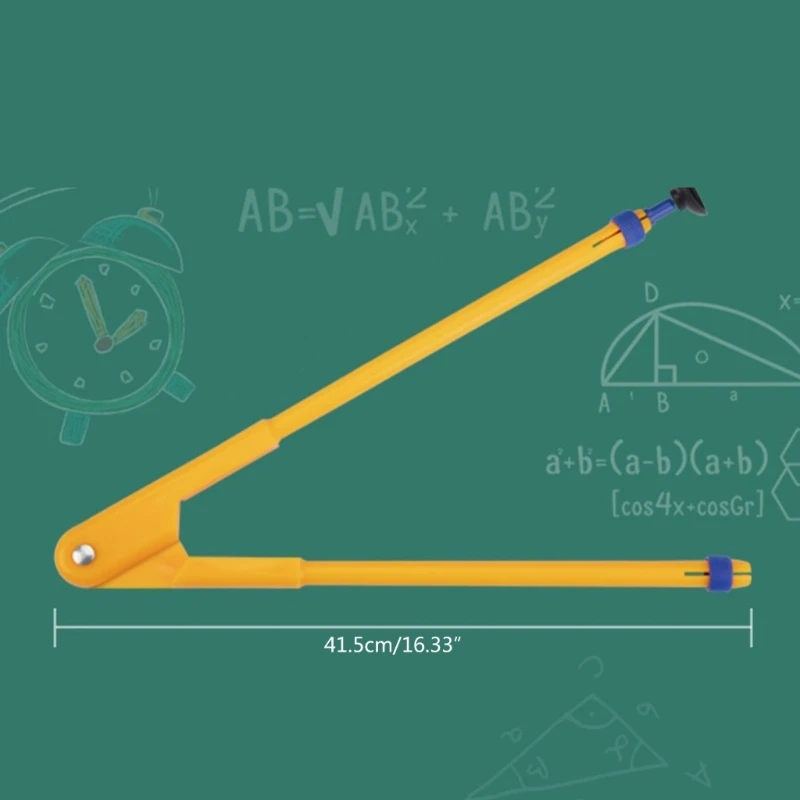 Large Ruler Set Protractor Portable Math Drawing Teaching Tool Y3NC