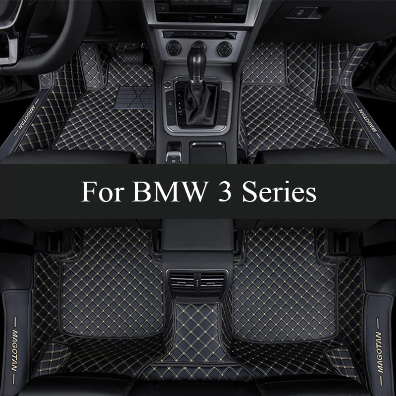 

Car Floor Mats For BMW 3 Series G20 2019~2022 Mat Rugs Protective Pad Luxury Leather Carpets Car trunk mat 320 330 318 320i