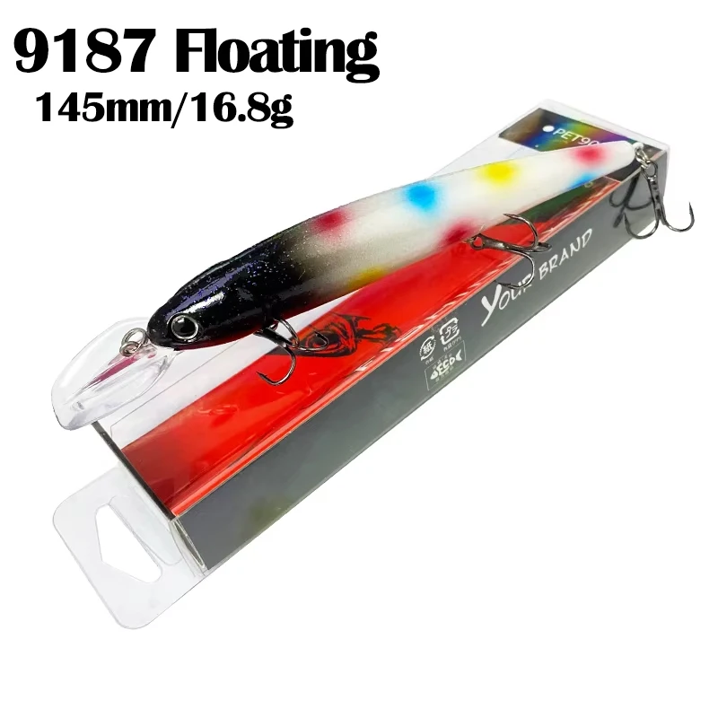 

145mm 16.8g Minnow Fishing Lures Bandit Floating Pesca Zander Saltwater Trolling Artificial Bait Walleye Shallow Bass Supplies