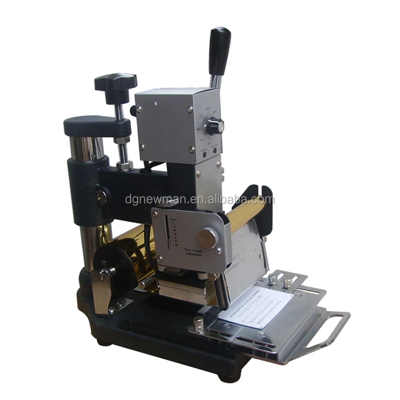 

Manual Golden & Silver hot foil stamping machine for tipper card, credit pvc card