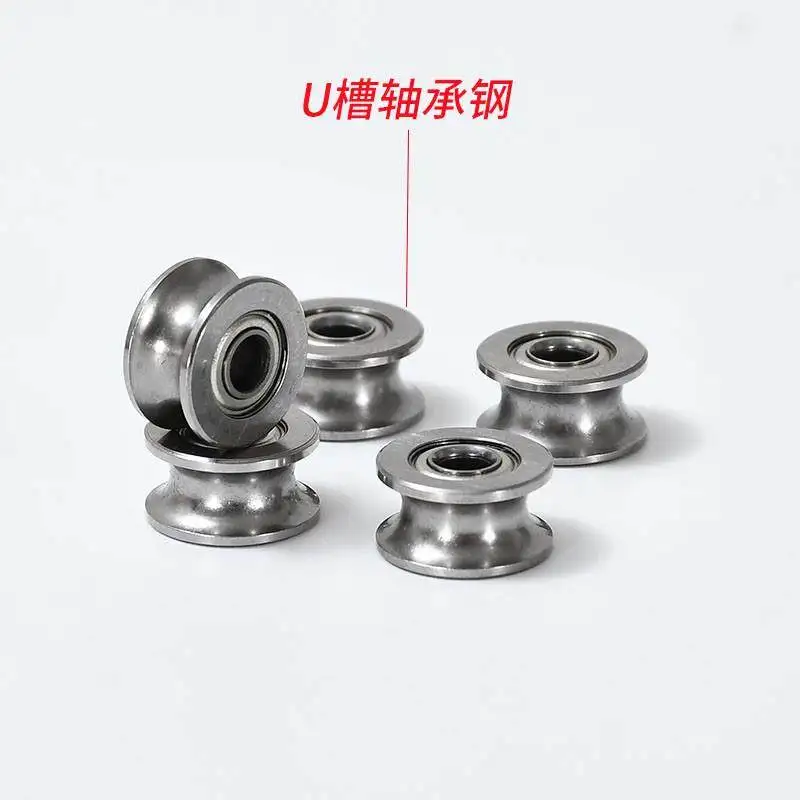 10 Pcs 20 Pcs 50 Pcs V Groove Sealed Ball Bearing Carbon Steel 624VV Guide Track Roller Bearing V624 Embroidery Machine Bearing