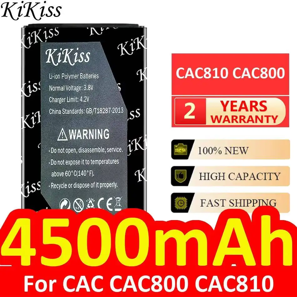 4500mAh Durable For Cac CAC800 CAC810 Host Specific High-Capacity Battery High Capacity
