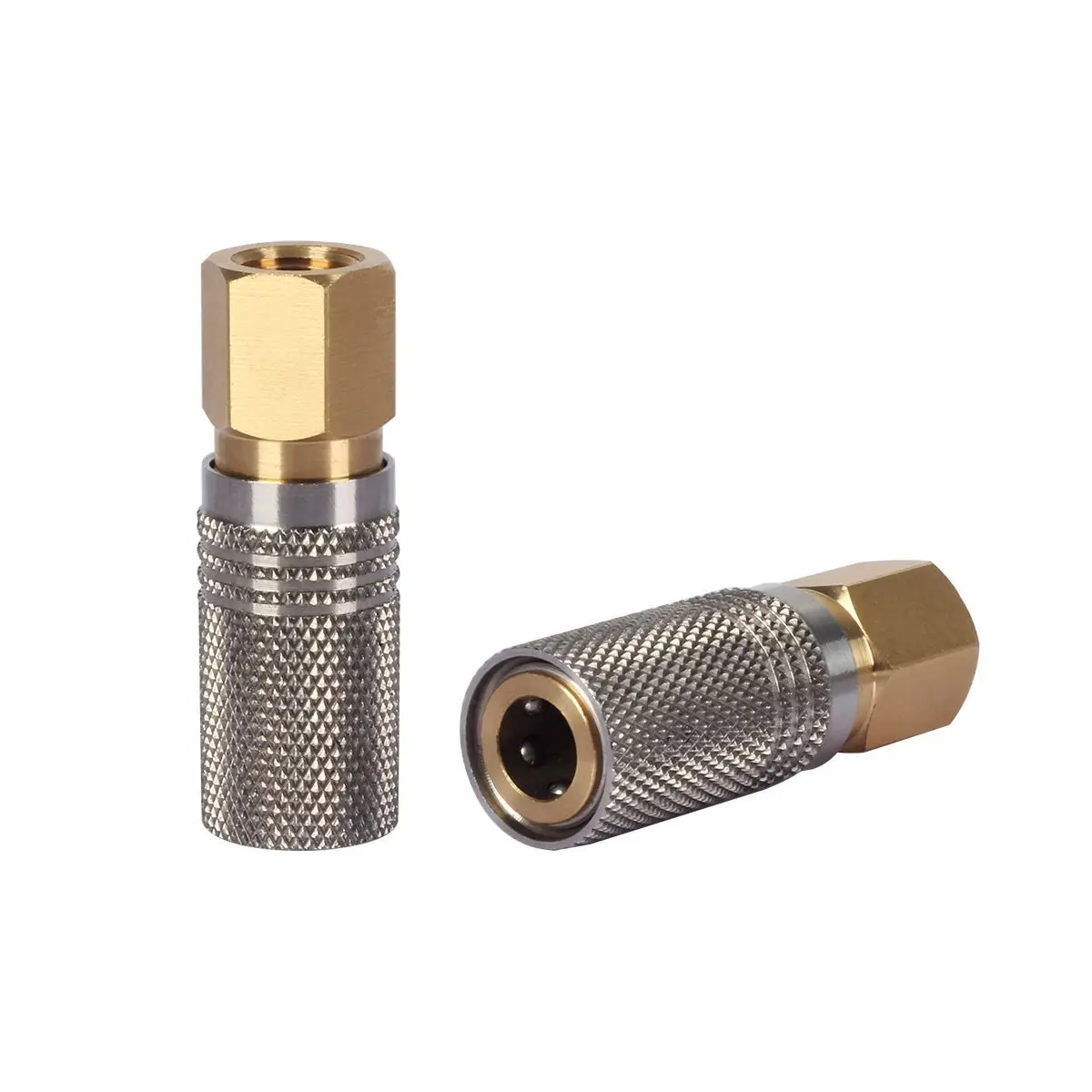 Internal Thread Quick Connect Coupler 45MPA High Pressure M10/NPT/BSPP Extended Universal Pneumatic Fitting