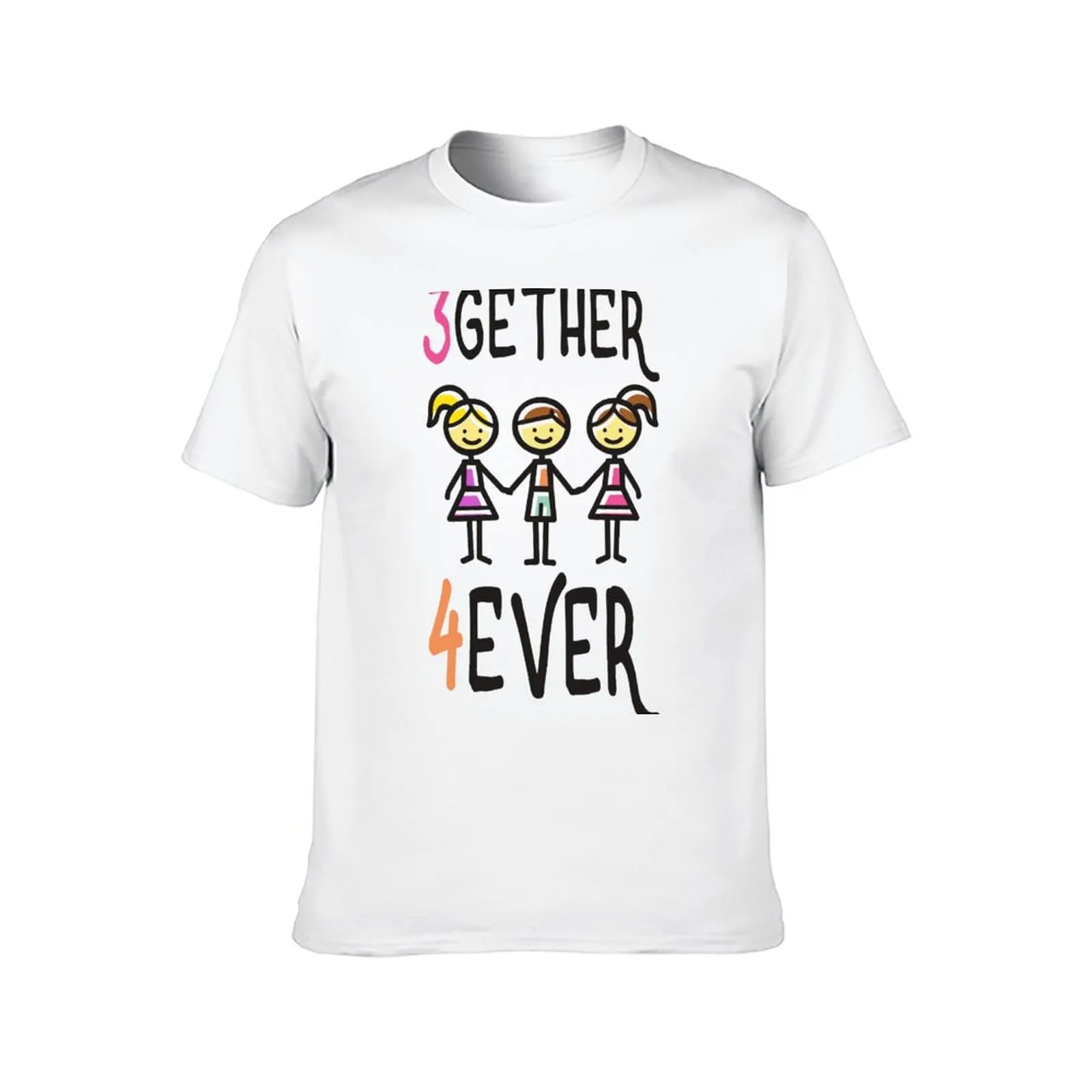 Polyamory Polyamorous Relationship 3gether 4ever Throuple T-Shirt korean fashion rapper graphic tees sports fans t shirt for men