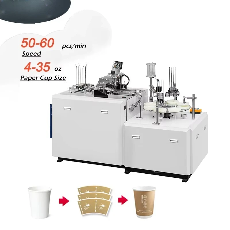 ZWT-35 Industrial Ripple Double Wall Paper Cup Manufacturing Equipment