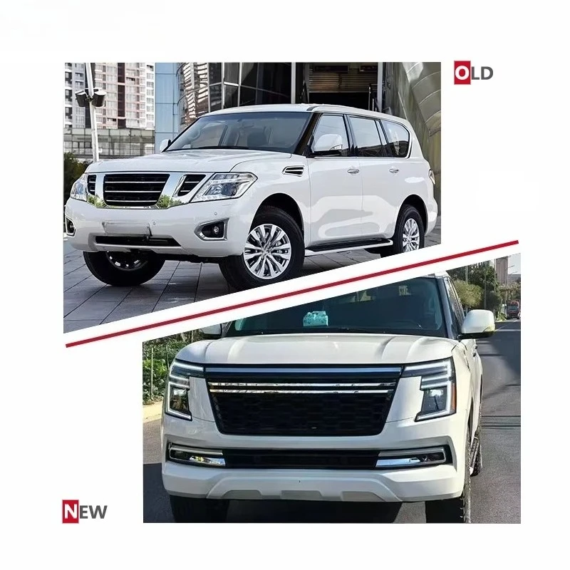 PP Body Kit for Nissan Patrol Y62 2010-2024 Old to New 2025+ Y63 Style | Direct Match | OEM