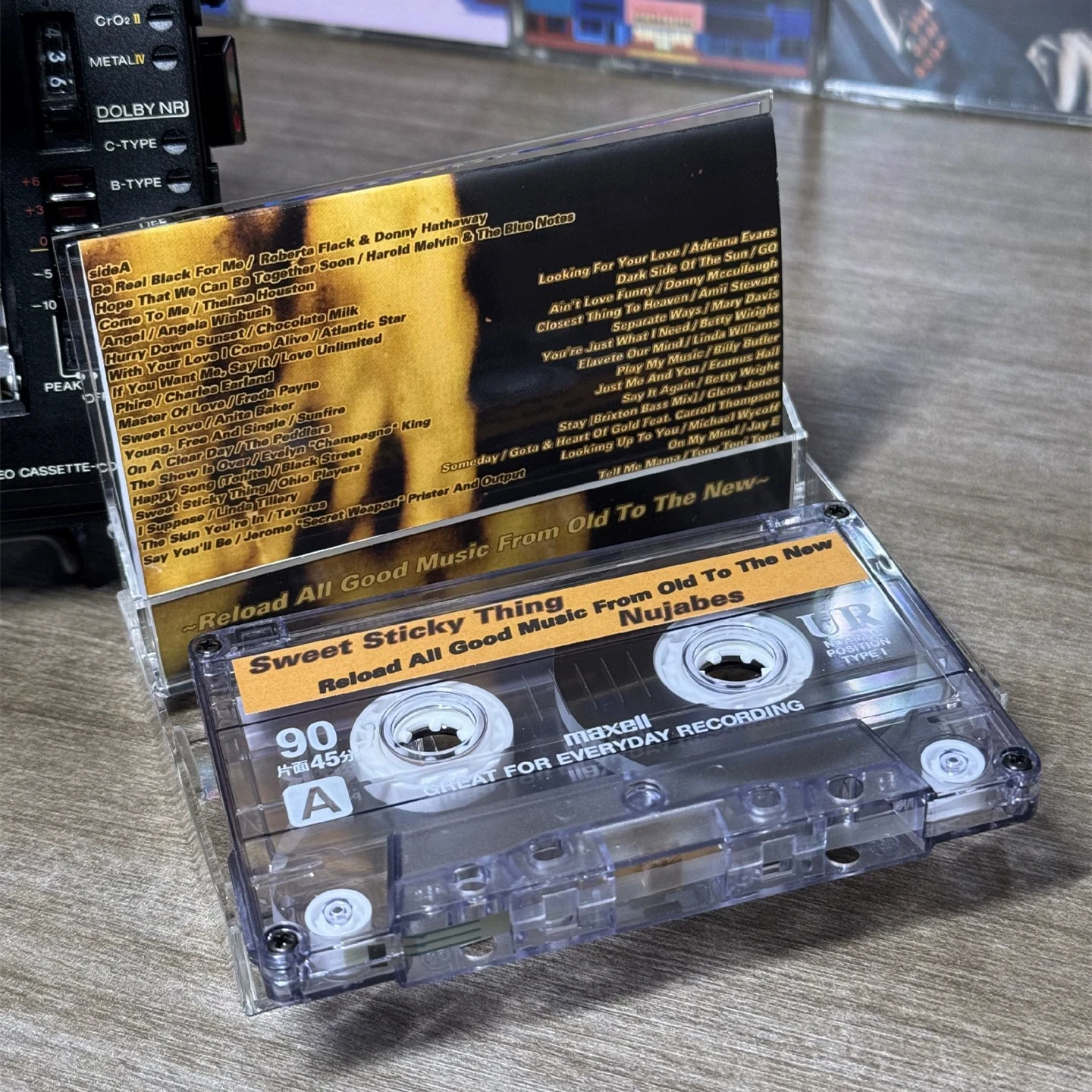 Soul Nujabes Music Tape Sweet Sticky Thing Album Come To Me Cassettes Cosplay Walkman Recorder Car Soundtracks Box Party Music