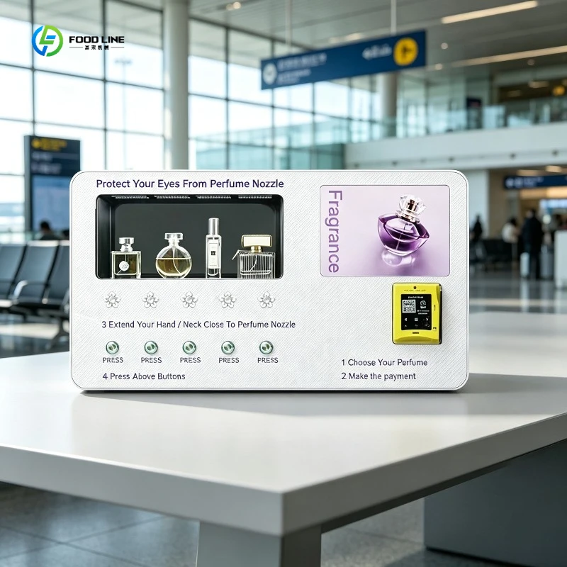 Automated Perfume Sprayer Vending Machine with Credit Card Payment DIY Refillable Fragrance Vending Machine FL Customized