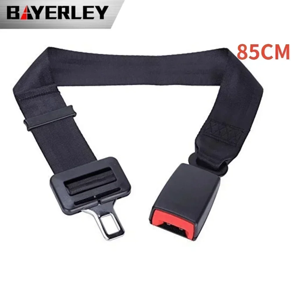 85CM Adjustable Seat Belt High Quality 25-80cm Adjustable Car Auto Safety Seat Belt Seatbelt Extension Extender Buckle Chidren