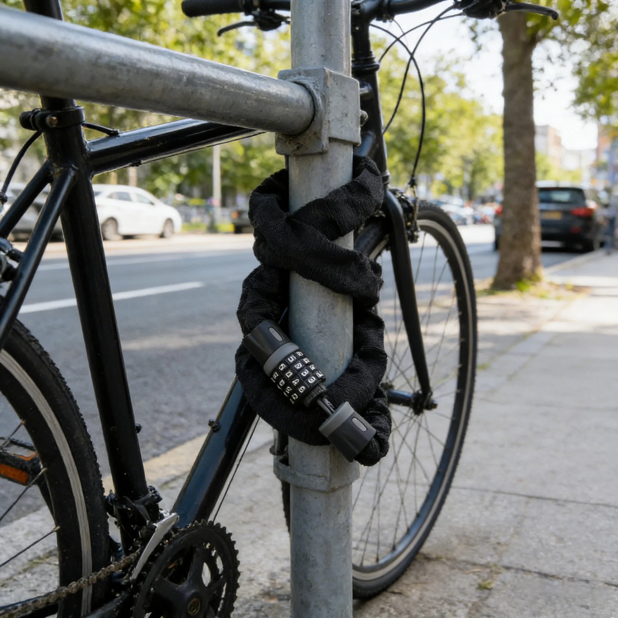 

Anti-Theft Lock Anti-Theft Bike Chain Lock Security Lock Wear-Resistant For Commuting Outdoor Scooter