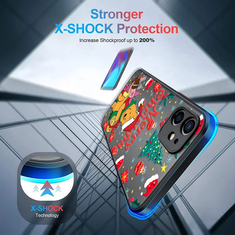 ويني ذا بوه عيد الميلاد قضية الهاتف آيفون 13 14 15 16 17 برو غطاء آيفون 17 الهواء 11 13 برو ماكس 12 16e 16 زائد فوندا #5