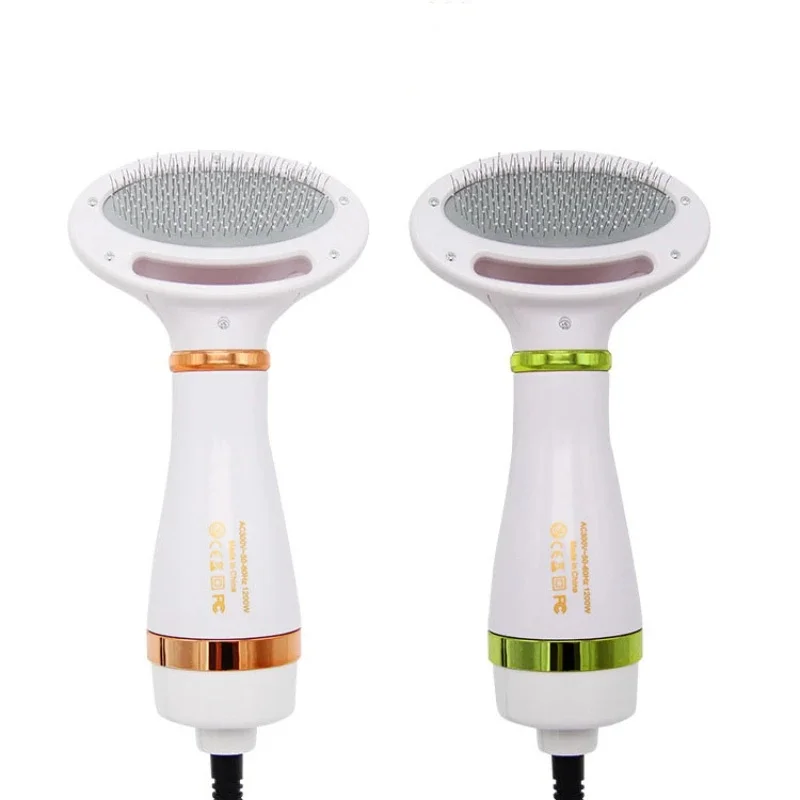 

Multi-functional Dog Grooming Hair Comb Dryer 2-In-1 Electric Fur Blower Cleaning Brusher 3 Gears Adjustable Pet Product EU Plug