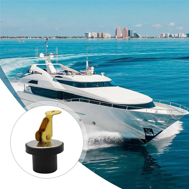 WHYY-Marine ปลั๊กท่อระบายน้ําสําหรับเรือ Snap Handle ปลั๊กท่อระบายน้ําสําหรับเรือทองเหลืองปลั๊กท่อระบายน้ําอุปกรณ์ประปา