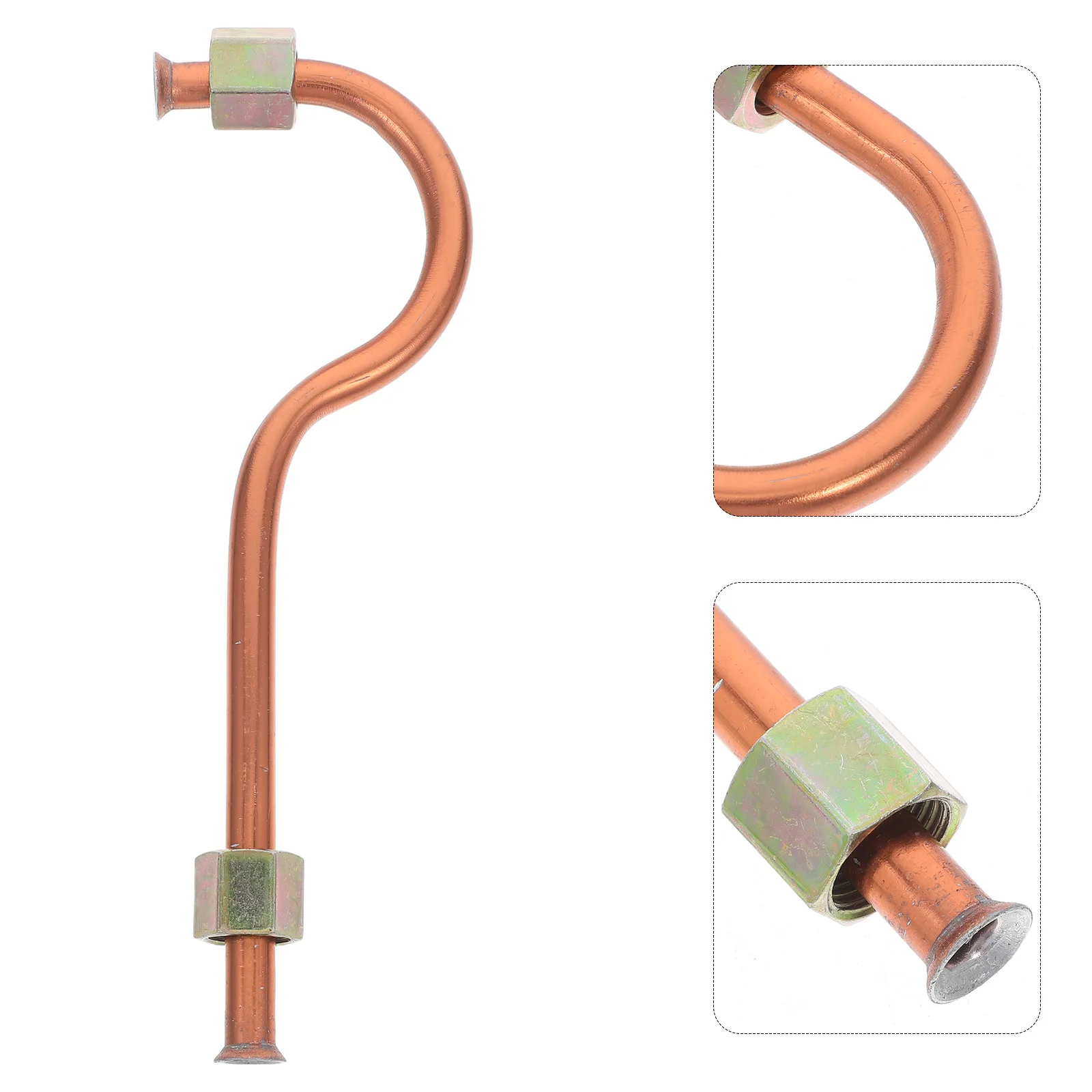

3/8 Aluminum Compressor Inlet Tube Replacement Horn Mouth Intake Tubing Lightweight Durable Pneumatic Air Pump Hose Connector