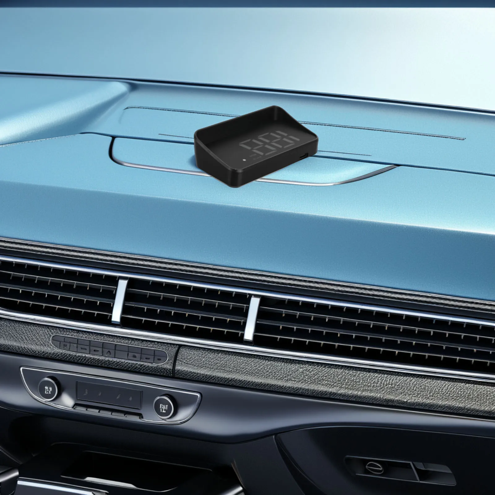 

1 Set Car Hud Display Multifunctional Display Car Dashboard Speedometer Speed Meter Compatible for All Cars Auto Monitor