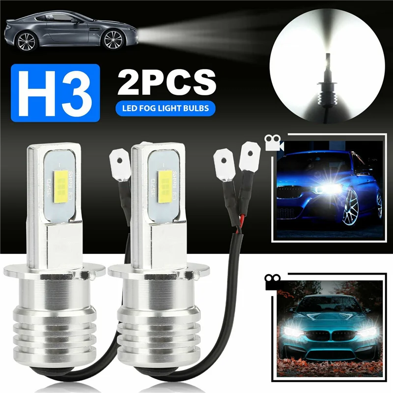 

Sp-40X H3 Super Bright LED Headlight Fog Light Driving Lamp Bulb Kit 6000K White 10W
